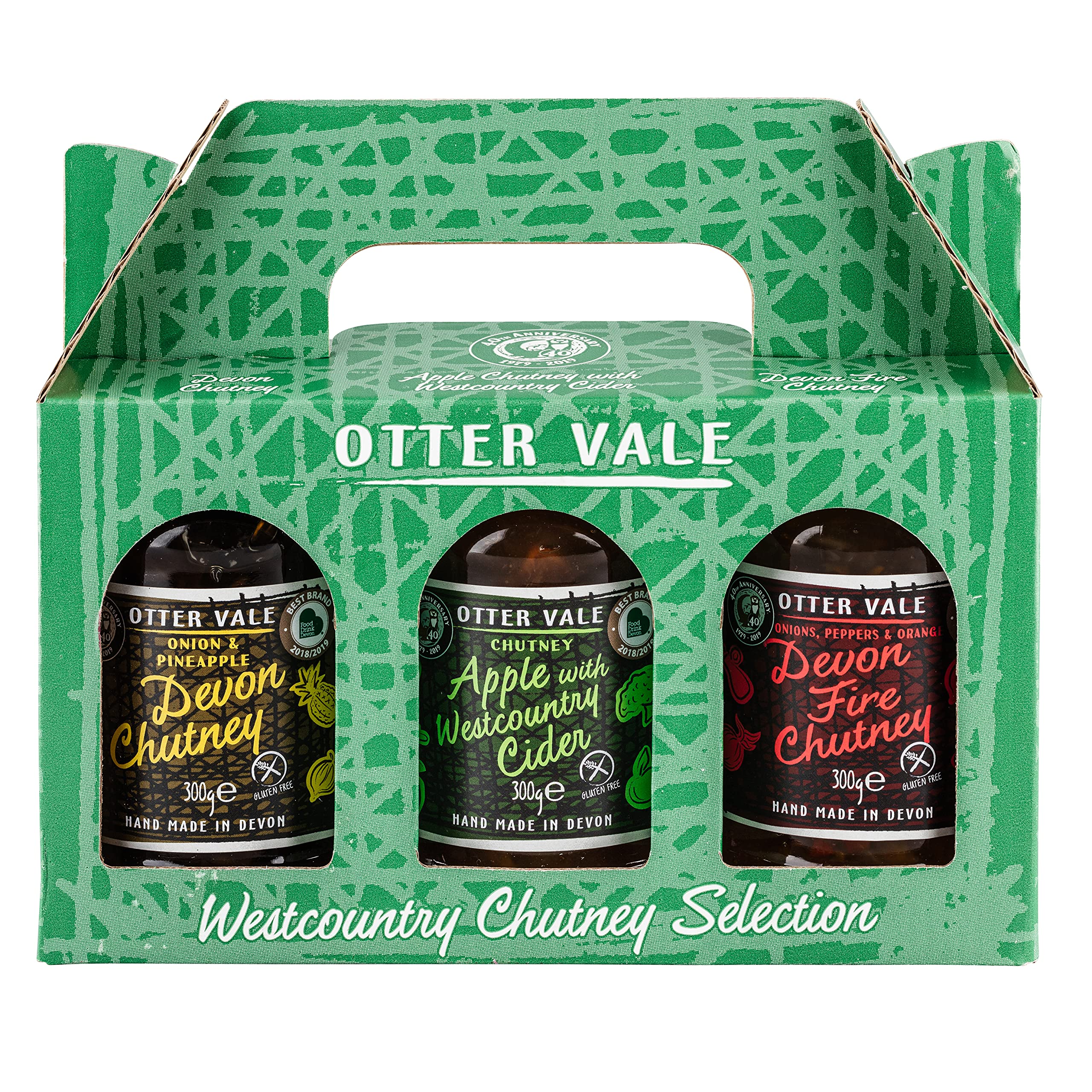 Otter Vale Westcountry Chutney Gift Pack - Three Award-Winning Chutneys 1