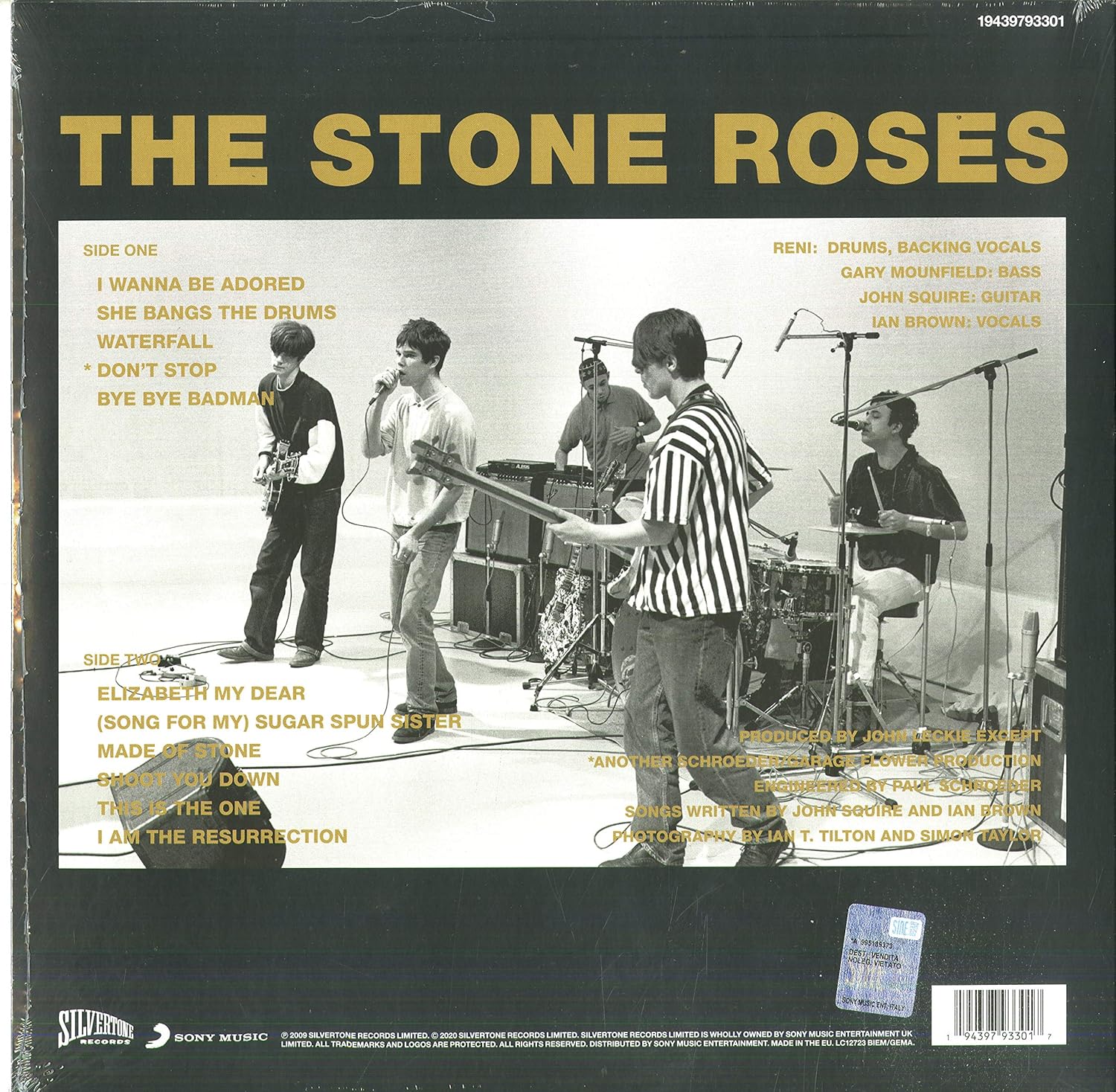 The Stone Roses - The Stone Roses [VINYL] Clear Classics Edition