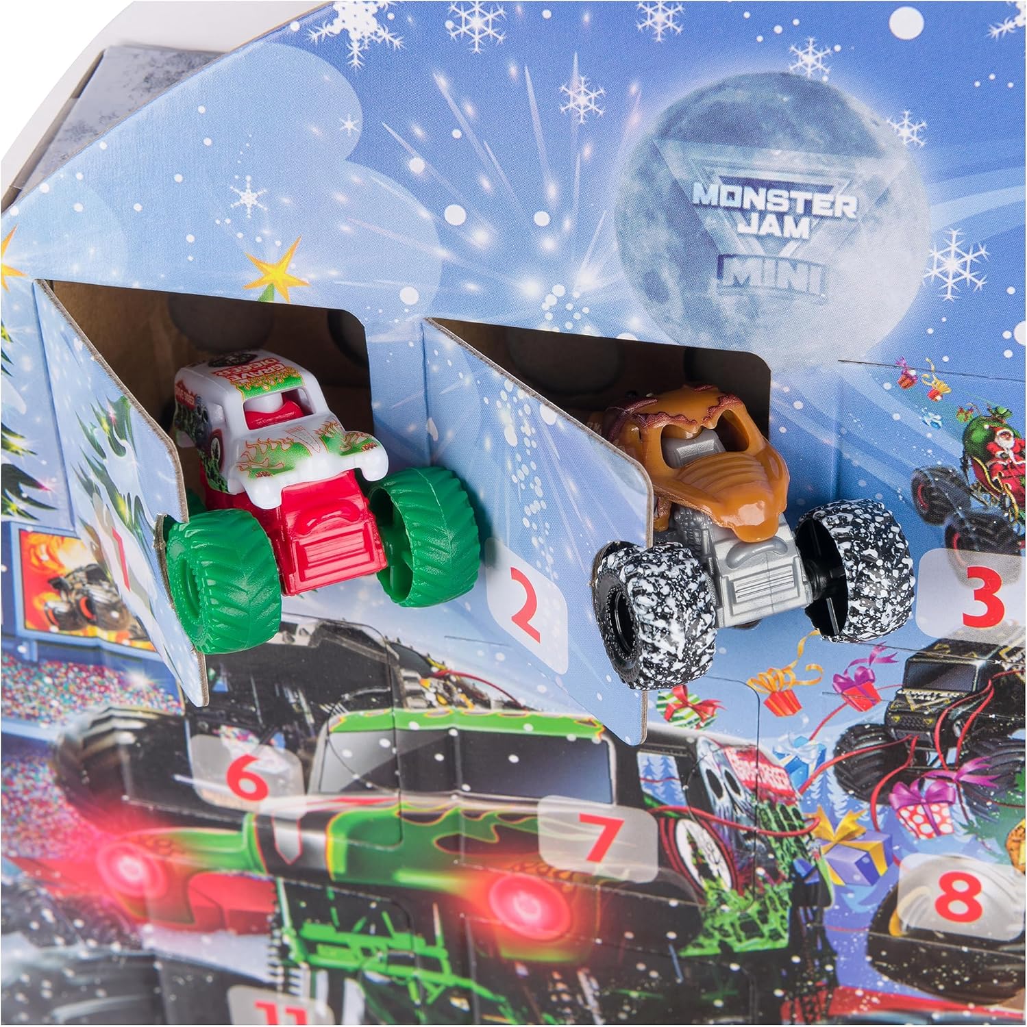 Monster Jam Mini Christmas Advent Calendar - 24 Days of Monster Trucks & Accessories 6