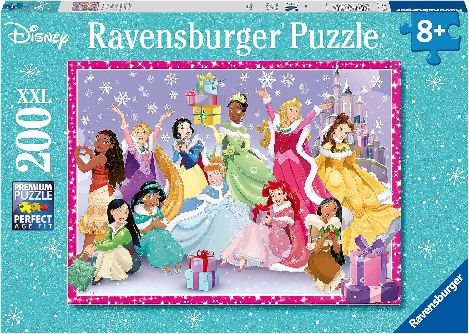 Ravensburger Disney Princess Christmas Jigsaw Puzzle - 200 Piece Kids Puzzle for Ages 8+