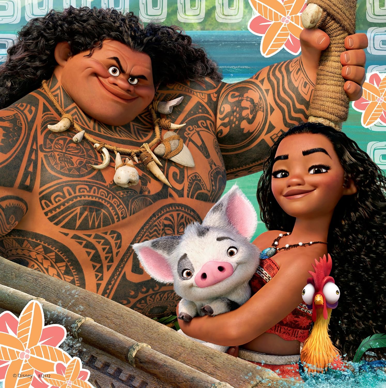 Ravensburger Disney Moana 3x 49-Piece Jigsaw Puzzles - Kids Educational Puzzle Set 7