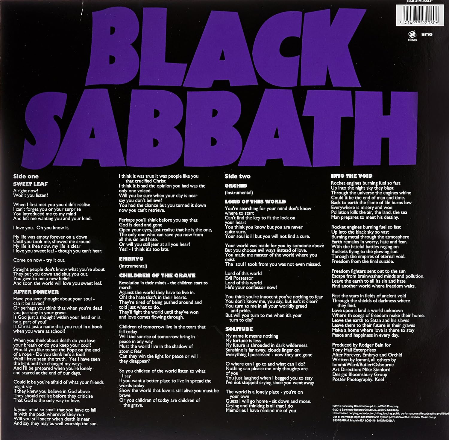 Black Sabbath - Master of Reality [Audio CD]