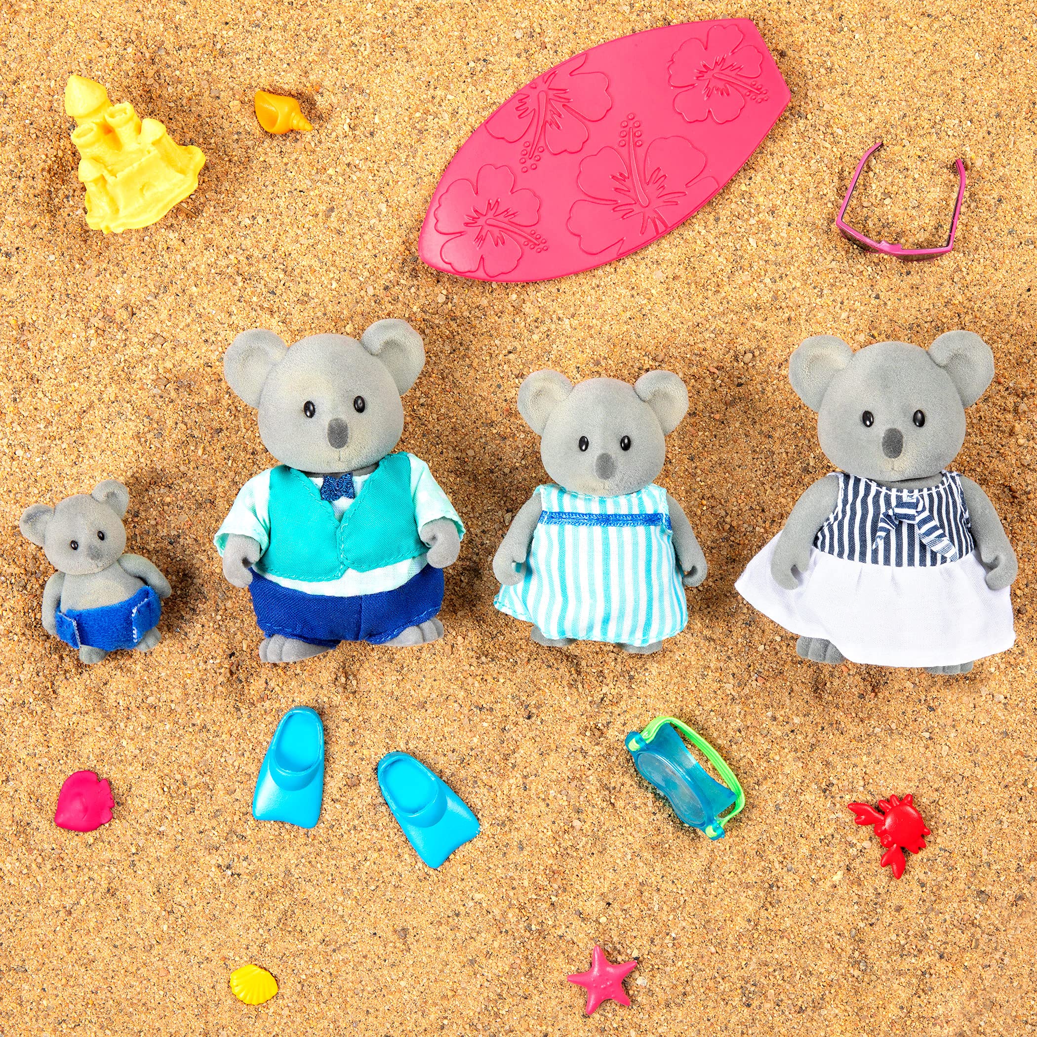 Canberra Koala Family - 5pc Playset with Movable Figurines & Storybook for Kids 3+ 10