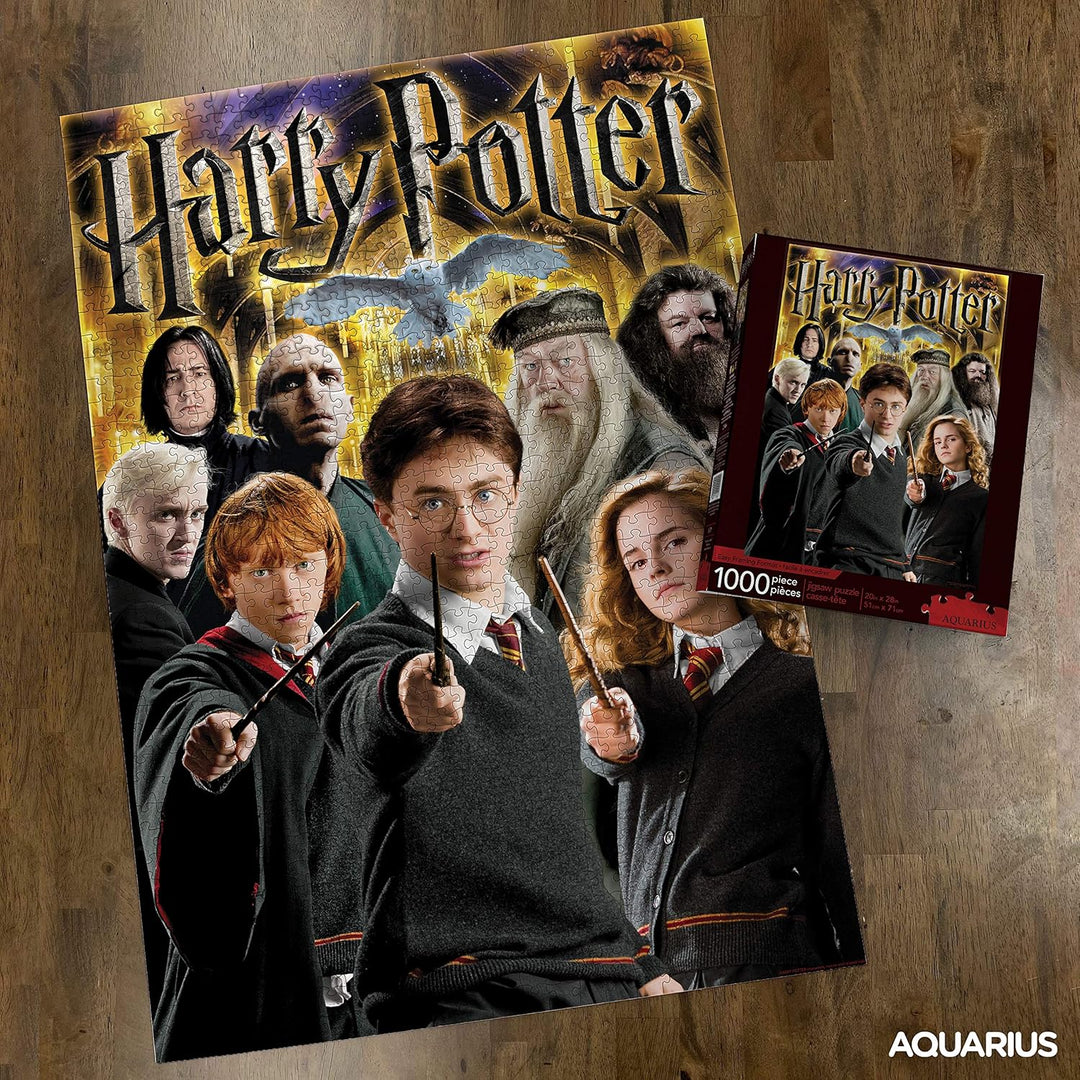 AQUARIUS Harry Potter Character Collage 1000-Piece Jigsaw Puzzle - Premium Collectible Puzzle for Ages 3+