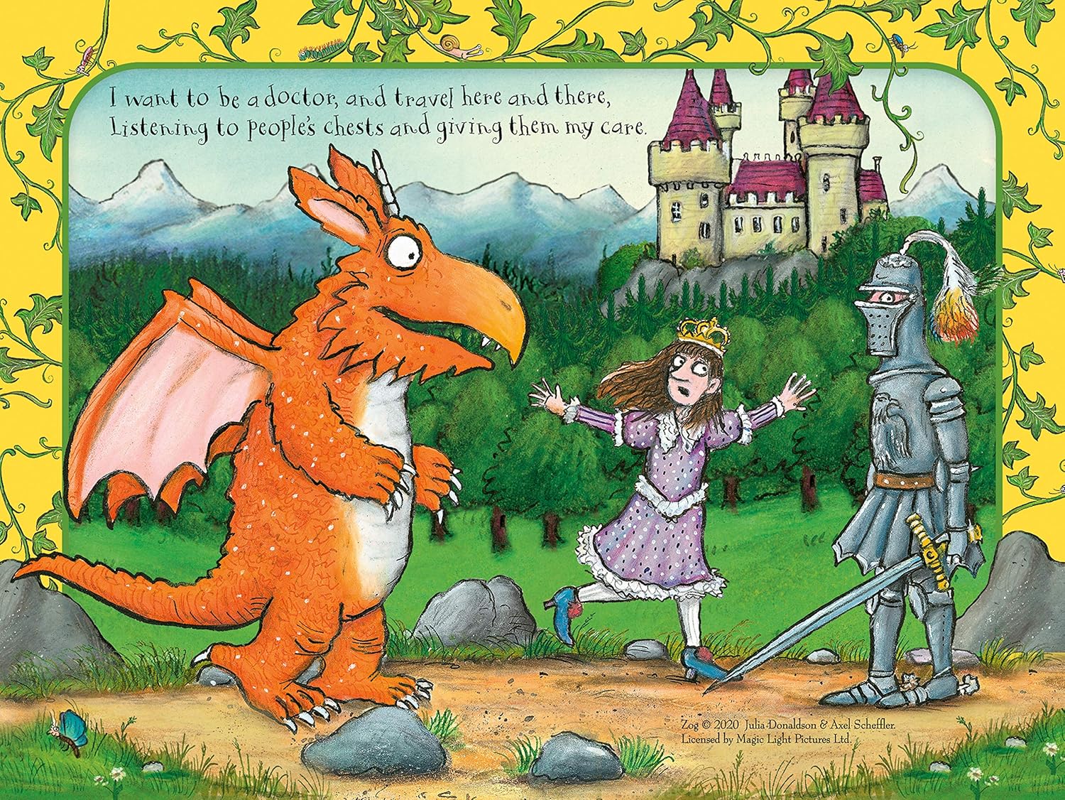 Ravensburger Zog 4 in a Box Jigsaw Puzzles - 72 Pieces (12, 16, 20, 24) for Kids Age 3+ 8