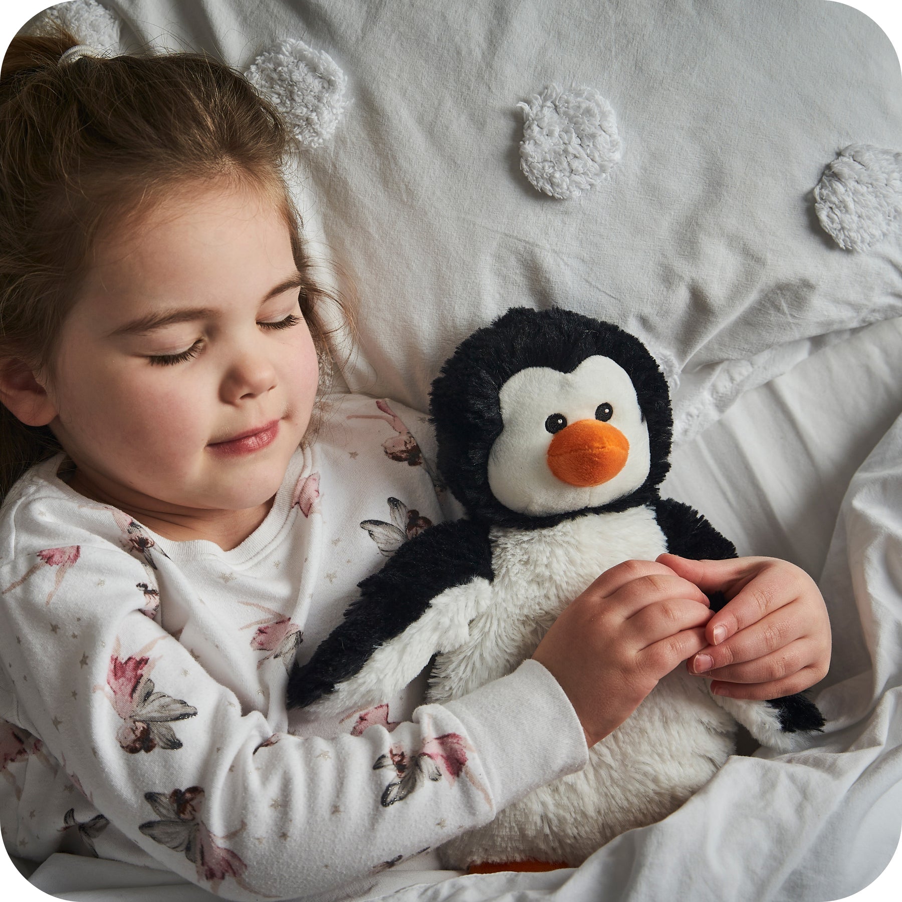 Warmies Black and White Penguin Heatable Plush Toy 8