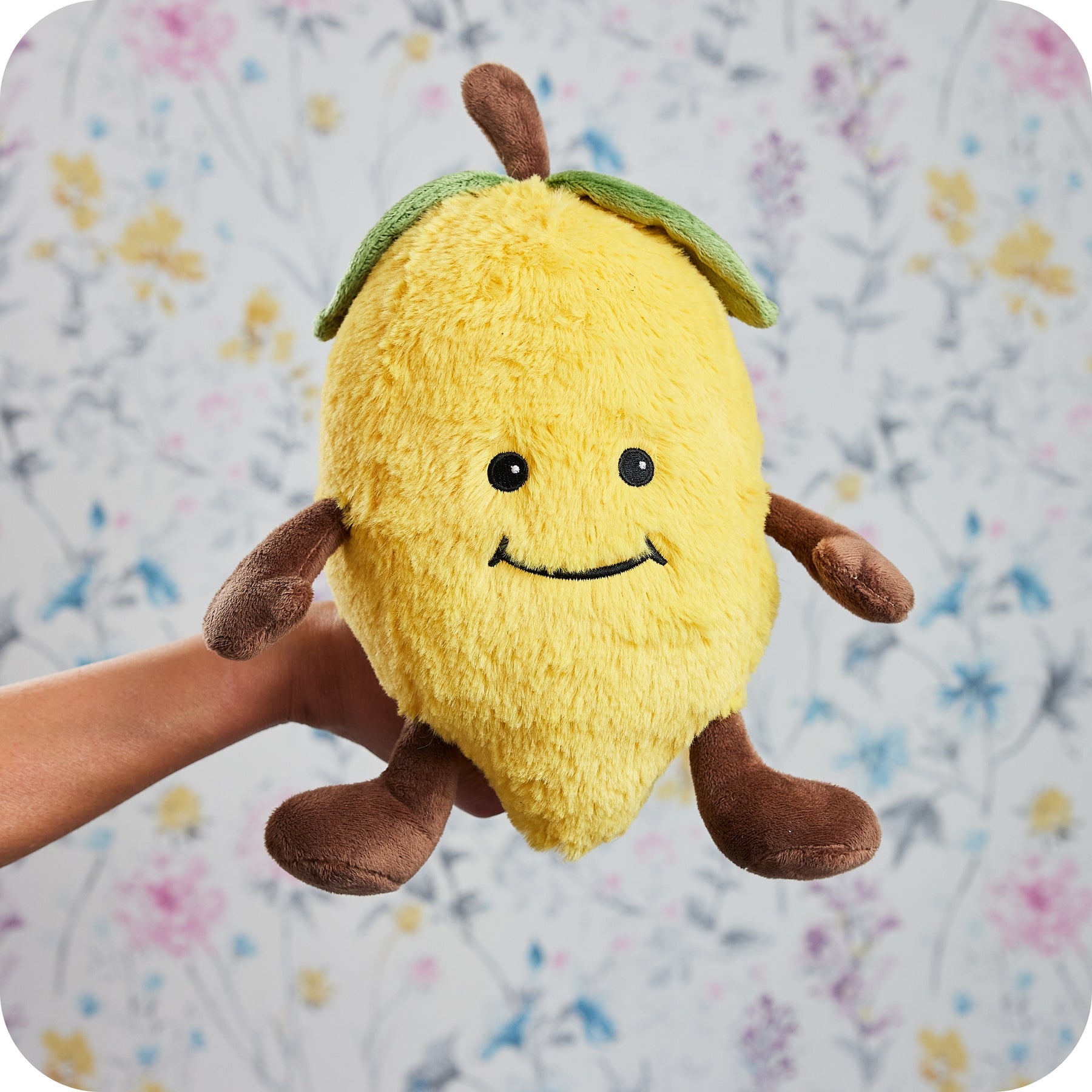 Warmies - Lemon Microwavable Plush Toy with French Lavender Scent 8