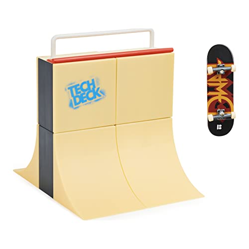 Tech Deck, Big Vert Wall X-Connect Park Creator, anpassbares und baubares Rampenset mit exklusivem Fingerbrett, Kinderspielzeug für Jungen und Mädchen ab 6 Jahren