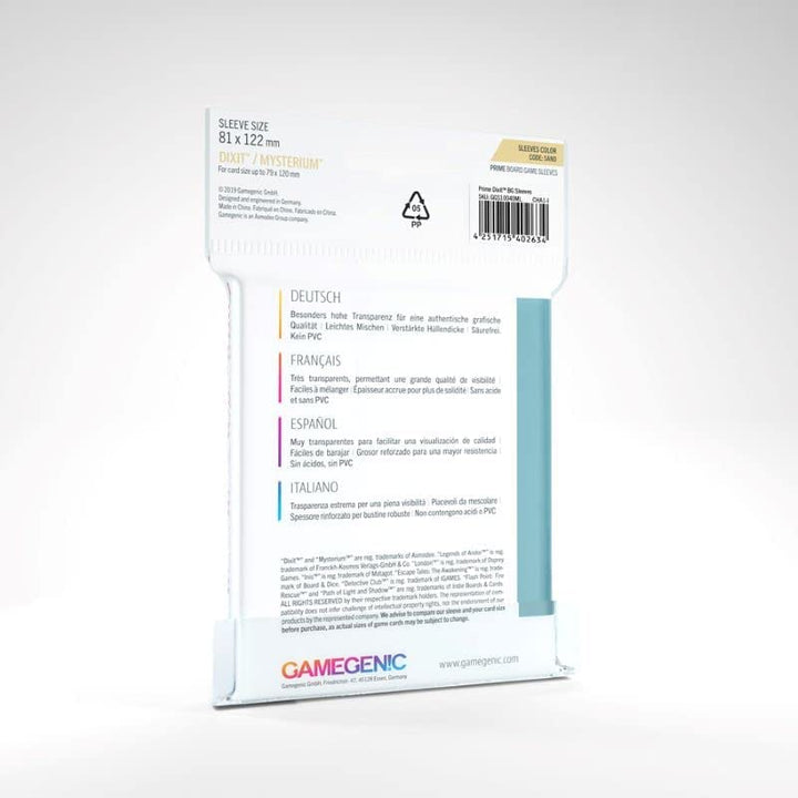 GAMEGEN!C Prime Dixit Hüllen 81x122mm (90) (GGS11040ML)