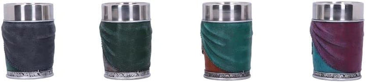 Nemesis Now offiziell lizenziertes Herr der Ringe-Hobbit-Schnapsglas-Set, Multi C