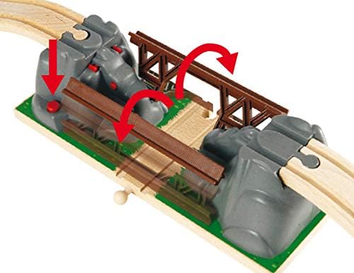 BRIO Collapsing Train Bridge for Kids - Compatible with BRIO Railway Sets 5