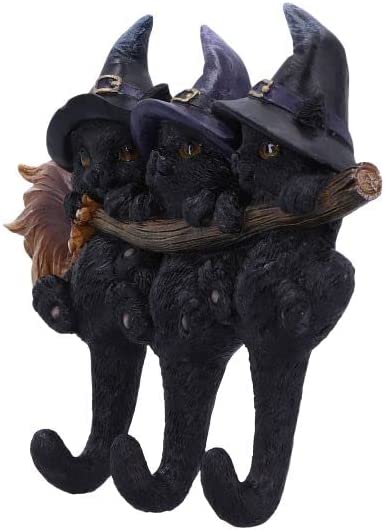 Nemesis Now Witches Helpers Schlüsselanhänger, 20 cm, Schwarz