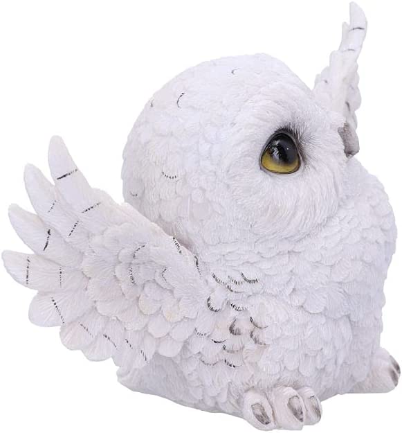 Nemesis Now Snowy Delight Eulenfigur, 20,5 cm, Weiß