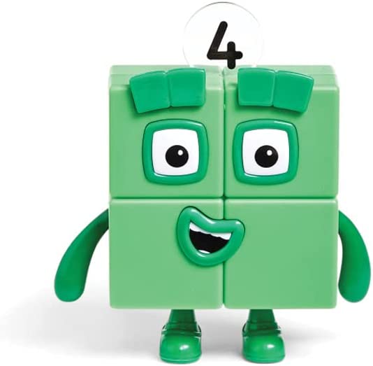Learning Resources HM95355-UK Numberblock Four and The Terrible Twos, Einheitsgröße