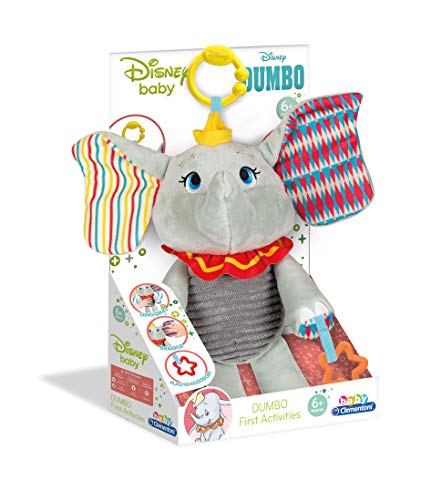 Clementoni 17297 Disney Dumbo Aktivitätsplüsch, mehrfarbig