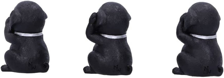 Nemesis Now Three Wise Labradors, Schwarz, 8,5 cm, B5881V2