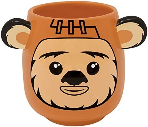 Star Wars 3D Ewok Ceramic Mug - Officially Licensed Collectible Gift, 15 oz / 450 ml (SCMG25086)