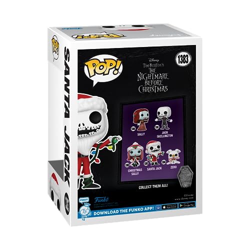 Funko POP! Disney: Die Nacht vor Weihnachten 30. – Santa Jack Skellington – Th