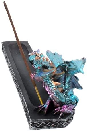 Nemesis Now Incense Guardian Räuchergefäß, 10 cm, Blau