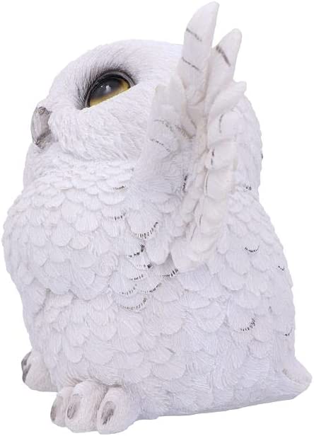 Nemesis Now Snowy Delight Eulenfigur, 20,5 cm, Weiß