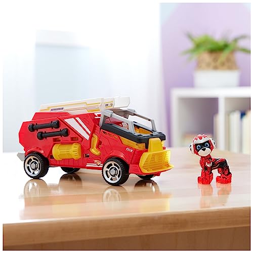 Paw Patrol: The Mighty Movie, Feuerwehrauto-Spielzeug mit Marshall Mighty Pups Action Fi