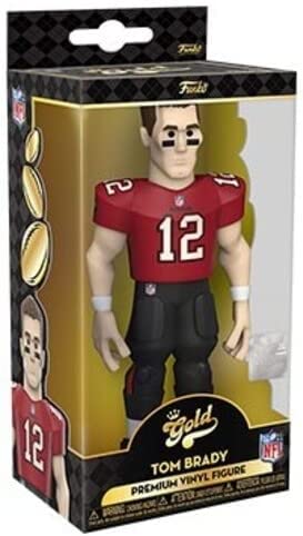Funko 57287 Gold 5" NFL: Buccaneers - Tom Brady. CHASE!! Diese POP!-Figur kommt mit