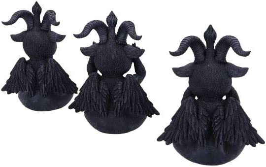 Nemesis Now Cult Cuties Three Wise Baphoboo Schwarz 13,4 cm