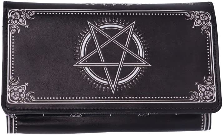 Nemesis Now Pawzuph geprägte Geldbörse 18,5 cm, Schwarz