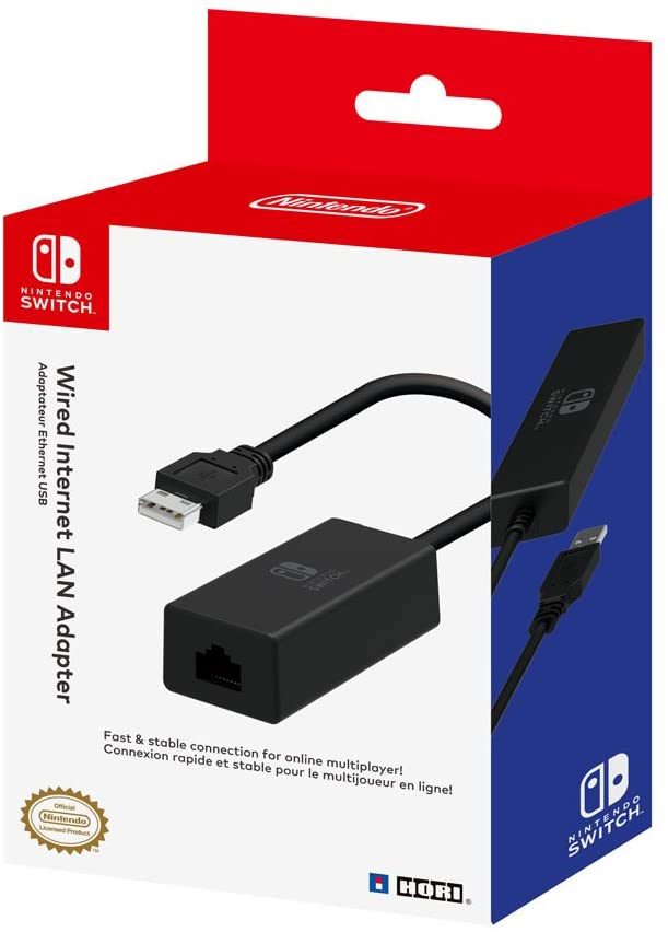 HORI Wired Internet LAN Adapter for Nintendo Switch - NSW-004U
