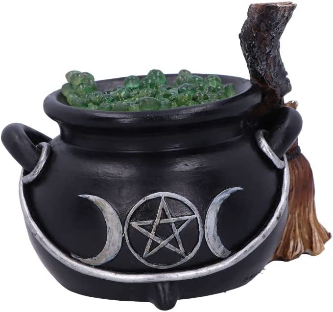 Nemesis Now Bubbling Cauldron 14,5 cm, Schwarz
