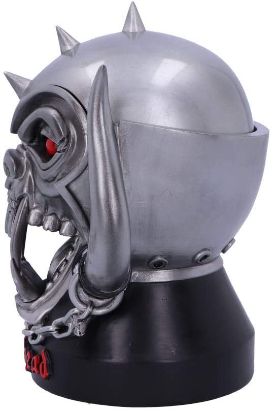 Nemesis Now B5113R0 Offiziell lizenzierte Motörhead Ace of Spades Warpig Snaggletooth Box, Polyresin, Silber, 16 cm