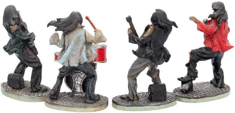 Nemesis Now NEM3962 Eine verdammt gute Band! (Vierer-Set) Figur 10 cm Elfenbein