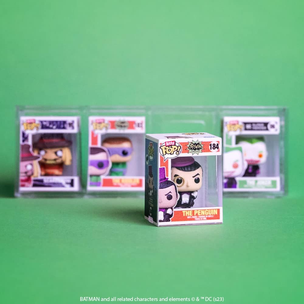 Funko 71311 DC Comics 4er-Pack Serie 1 Bitty Pop!