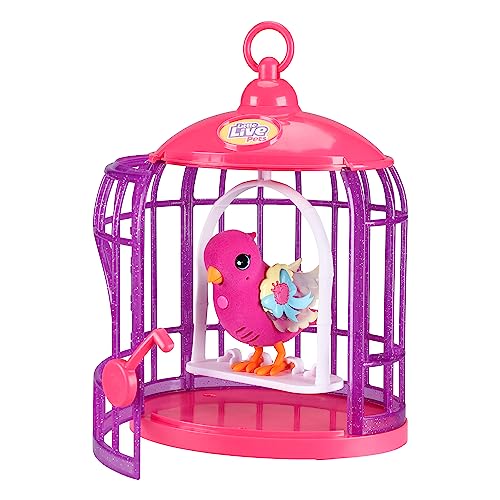 Little Live Pets 26457 Lil' Bird &amp; Vogelkäfig: Tiara Twinkles, Mehrfarbig