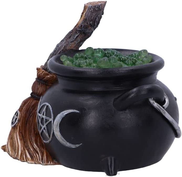 Nemesis Now Bubbling Cauldron 14,5 cm, Schwarz