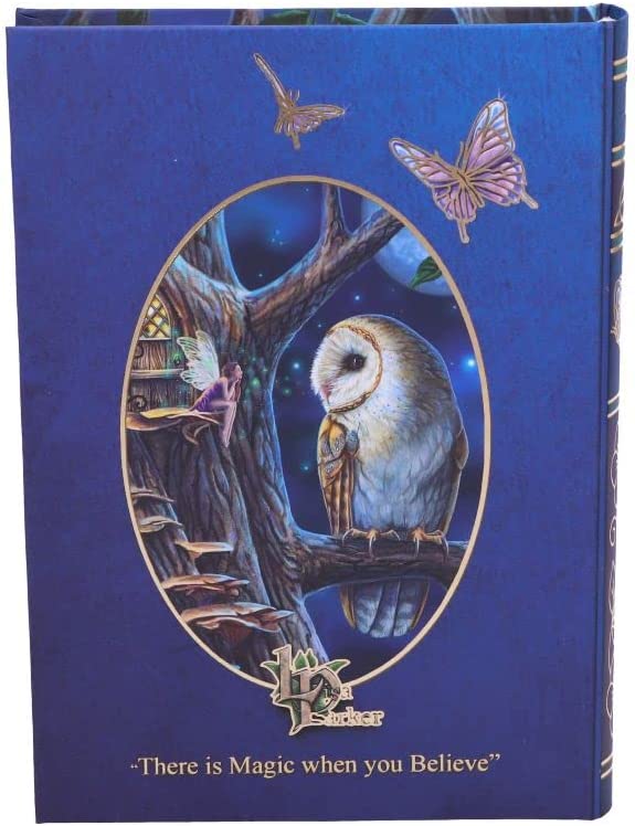 Nemesis Now Lisa Parker Fairy Tales Tagebuch, Blau, 17 cm