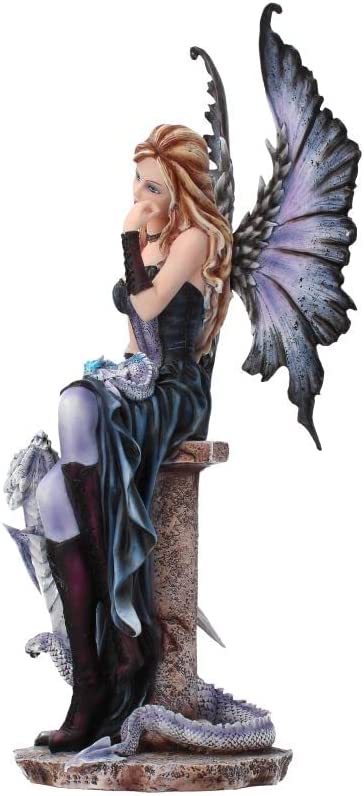 Nemesis Now Adriana Feenfigur, 56,5 cm, Schwarz, Kunstharz