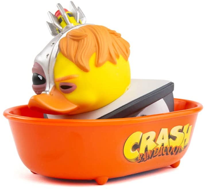 Crash Bandicoot Dr. N. Gin TUBBZ Sammler-Ente – offiziell lizenzierte Cosplay-Ente zum Sammeln – einzigartige Sammlerfigur von Crash Bandicoot Dr. N. Gin – Gummi-Ente Crash Bandicoot Dr. N. Gin