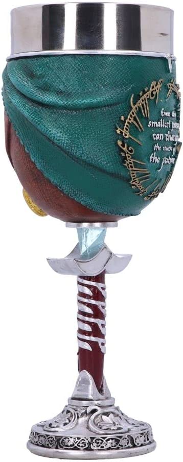 Nemesis Now offiziell lizenzierter Herr der Ringe-Frodo-Kelch, braun, 19,5 cm