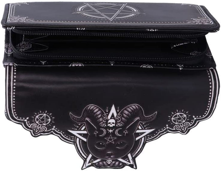 Nemesis Now Pawzuph geprägte Geldbörse 18,5 cm, Schwarz