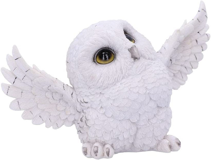 Nemesis Now Snowy Delight Eulenfigur, 20,5 cm, Weiß