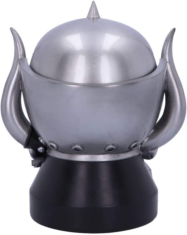 Nemesis Now B5113R0 Offiziell lizenzierte Motörhead Ace of Spades Warpig Snaggletooth Box, Polyresin, Silber, 16 cm