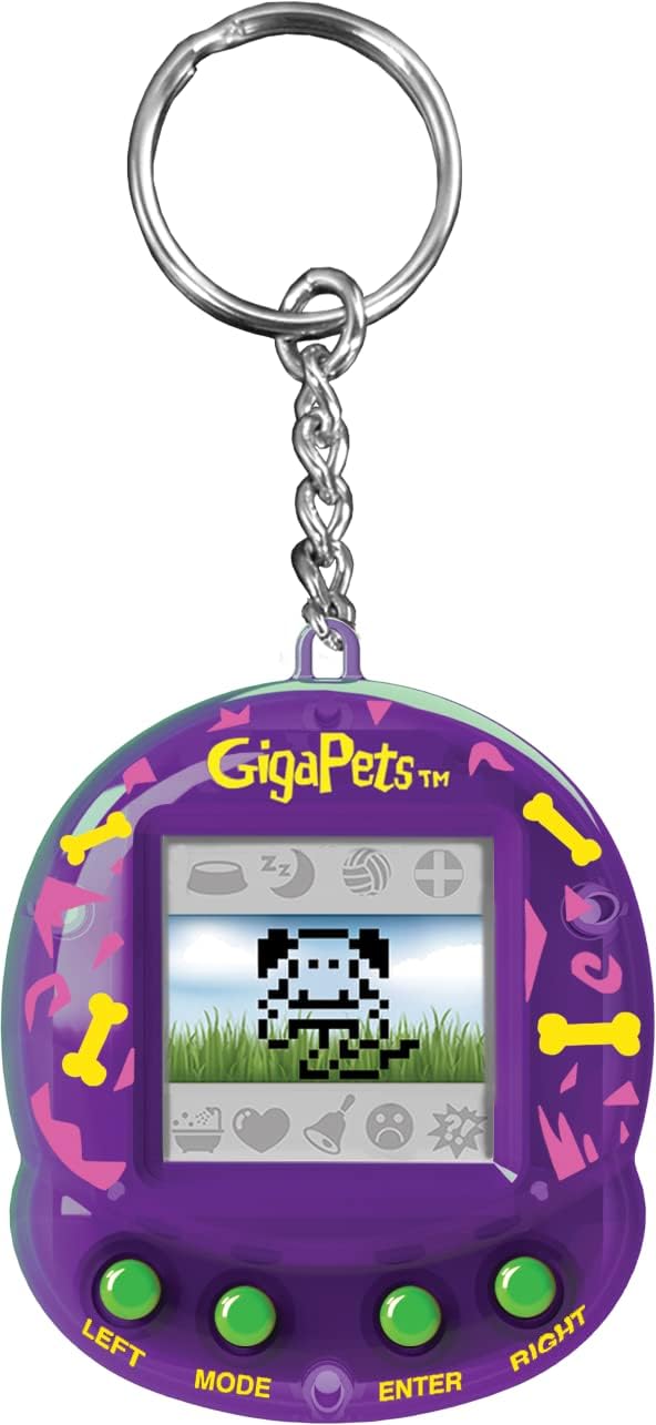 Giga Pets Puppy Dog Virtual Pet Toy - Upgraded Collector's Edition with Glossy Translucent Shell - 5 Years and Up