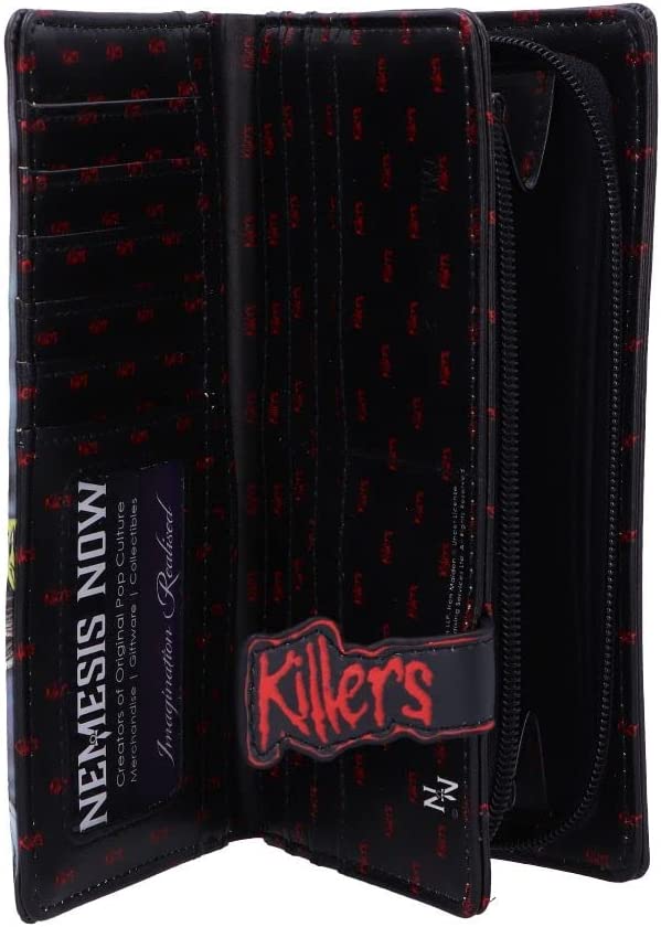 Nemesis Now offiziell lizenzierte Iron Maiden Killers geprägte Geldbörse, Schwarz, 18,5c
