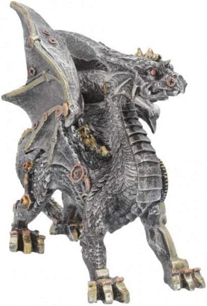Nemesis Now Dracus Machina Figur 21 cm Silber