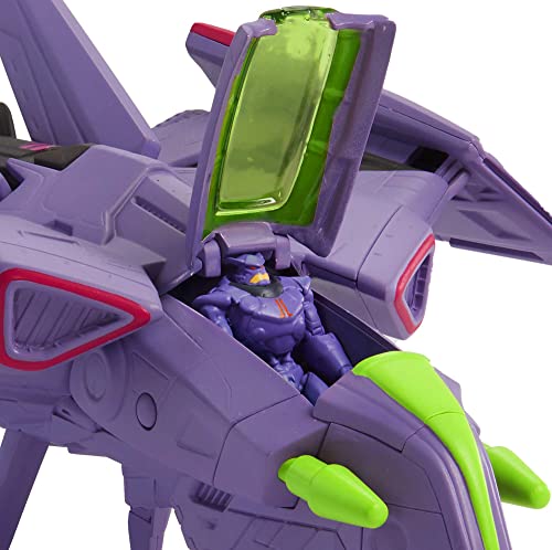 Disney Buzz LightYear Raumschifffahrzeug, Hyperspeed Series Zurg Fighter Jet (9 I
