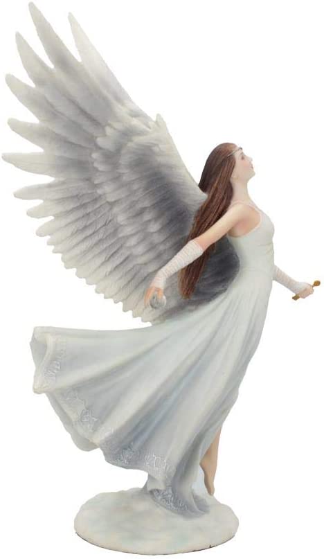 Nemesis Now Ascendance Anne Stokes Figur, 28 cm, Weiß, Kunstharz, Einheitsgröße