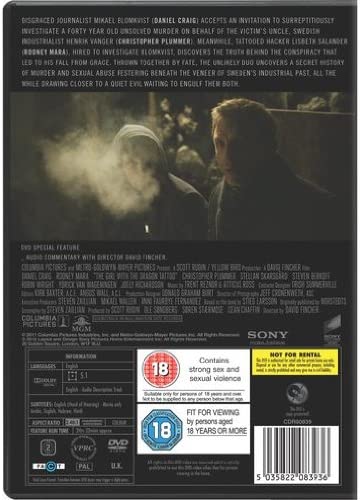 Das Mädchen mit dem Drachen Tattoo [DVD] [2011]
