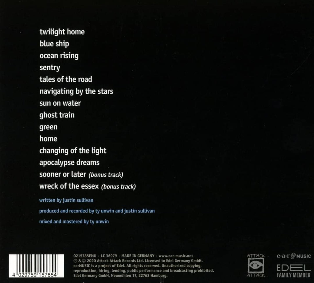 Justin Sullivan – Navigating By The Stars [Audio-CD]