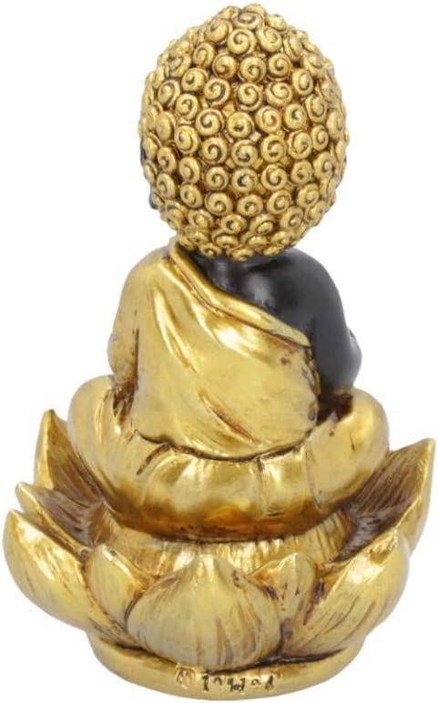Nemesis Now Baby Buddha Rückfluss-Räuchergefäß, 10,3 cm, Gold
